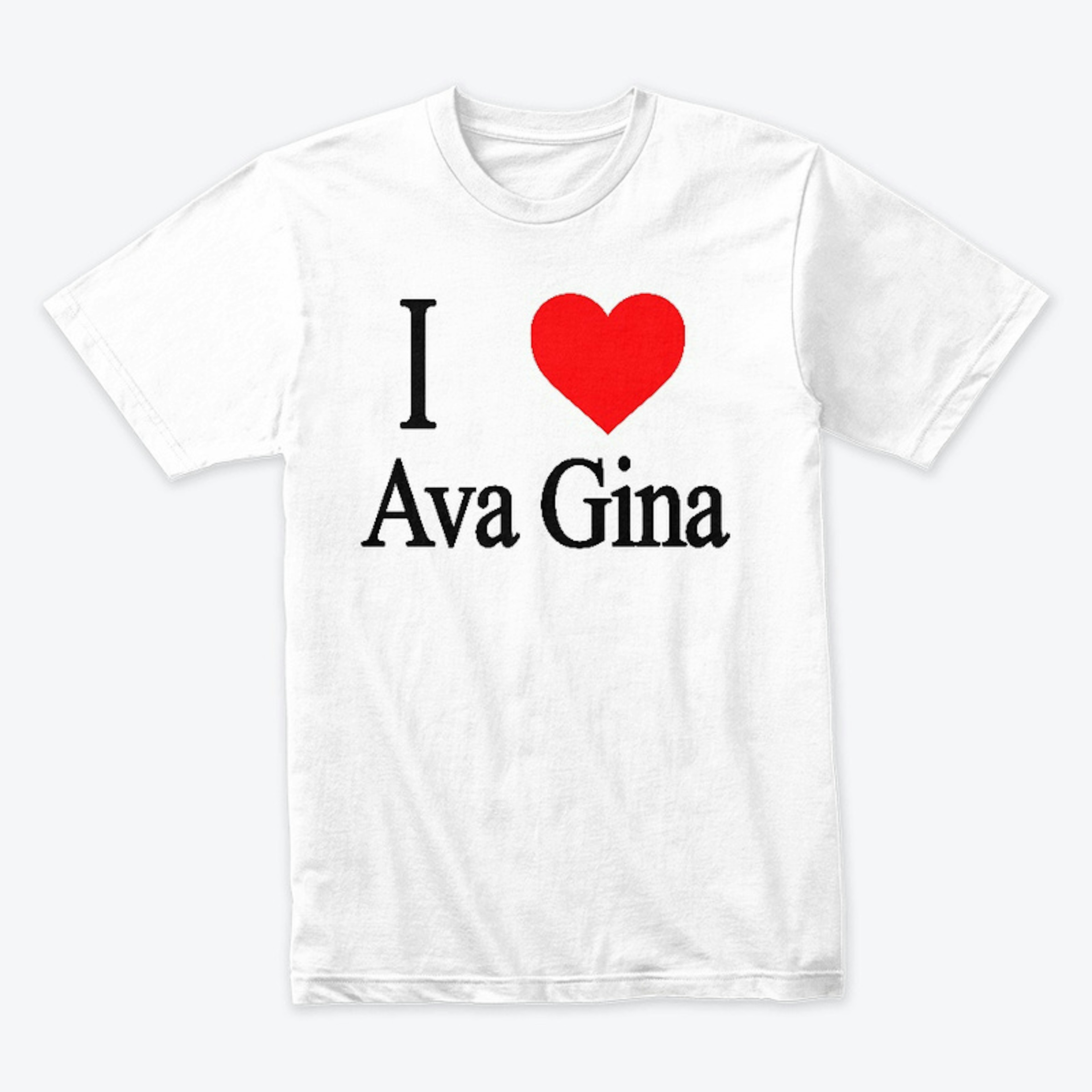Puppetics "I Love Ava Gina" T-Shirt